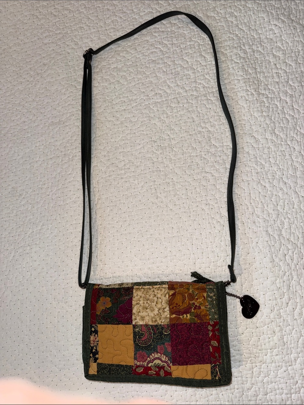 Donna Sharp Multicolor Patchwork Crossbody Bag with Strap